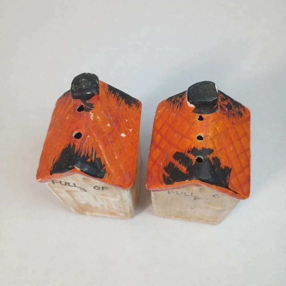 VTG Outhouse Ceramic Full Of S Full Of P 3